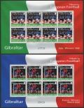 Gibraltar 971-974 sheets