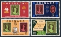 Grenada 417-420 mlh, 420a sheet mnh