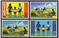 Guyana 201-204, 204a sheet