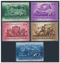 Hungary 498-502 hinged
