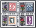 Hungary B289-B292, B293 ad sheet
