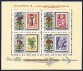 Hungary B289-B292, B293 ad sheet