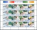 Ireland 1133-1136a sheet/4 strips