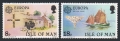 Isle of Man 191-192 sheets