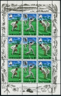 Jamaica 266-268a sheet