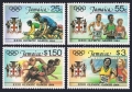 Jamaica 577-580, 580a sheet