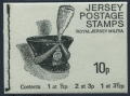 Jersey 34, 39x2, 40 10p booklet