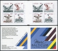 Latvia 332-335b booklet