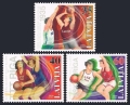 Latvia 735-737, 738 sheet