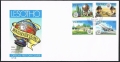 Lesotho 403-406, 407 sheet two FDC
