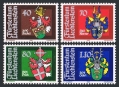 Liechtenstein 681-684, 704-707, 729-732