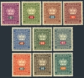 Liechtenstein O37-O46 mlh