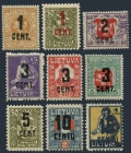 Lithuania 127/156 9 stamps