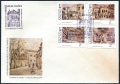 Macao 588-591 FDC-yellowish