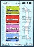 Malawi 251-254, 254a sheet