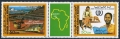 Mauritania C236-C237a pair/label