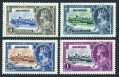 Mauritius 204-207 mlh