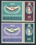 Mauritius 293-294 blocks/4