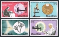 Mauritius 465-468, 468a sheet mlh