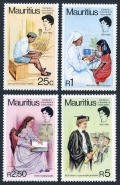 Mauritius 502-505 mlh