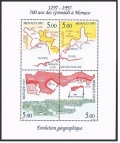 Monaco 2054 ad sheet mlh