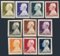 Monaco 222-227, 233-236 imperf mlh