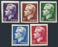 Monaco 253-257 imperf mlh