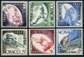 Monaco 295-300 mnh, C36-C39 hinged