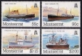 Montserrat 539-542, 542a sheet