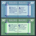 Nauru 217-220a pairs