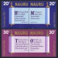 Nauru 236-239a pairs