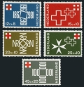 Netherlands B424-B428 blocks/4