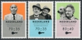 Netherlands B671-B673, B673b booklet