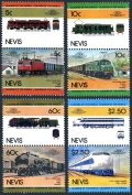 Nevis 191 set 2 of 4 ab pairs SPECIMMEN