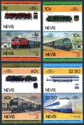 Nevis 191 set 2 of 4 ab pairs SPECIMMEN