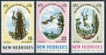 New Hebrides Br 135-137, Fr 154-156