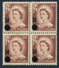 New Zealand 319 block/4 mlh/mnh