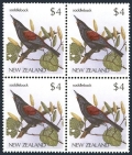 New Zealand 770A block of 4