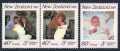 New Zealand B134-B135a pair, B136 blocks/4