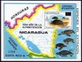 Nicaragua C975D Mi 2180 Bl.136