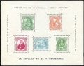 Nicaragua 739a, C320a sheets