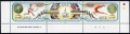 Niue 624 ac strip 625 sheet