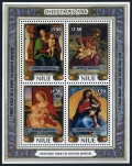 Niue B60 ad, B61 sheets