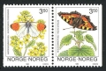 Norway 1033-1034a pair