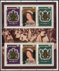 Penrhyn 104 sheet of 6, 104dd sheet of 2