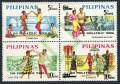 Philippines 1043-1046a block/4 mlh
