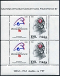 Poland 2908, 2908a sheet