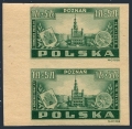 Poland B40 imperf pair