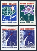 Russia 2720-2722, 2722 imperf blocks/4