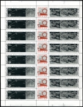 Russia 3274-3276a sheet/8